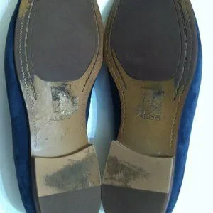 Aldo | Shoes | Aldo Mens Preowned Blue Leather Suede Slipon  display picture 2